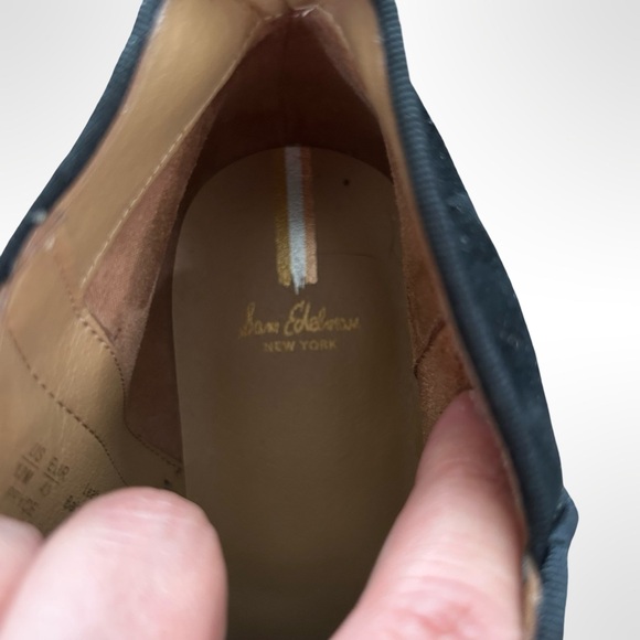 Sam Edelman Black Suede Ankle Booties - Picture 6 of 7